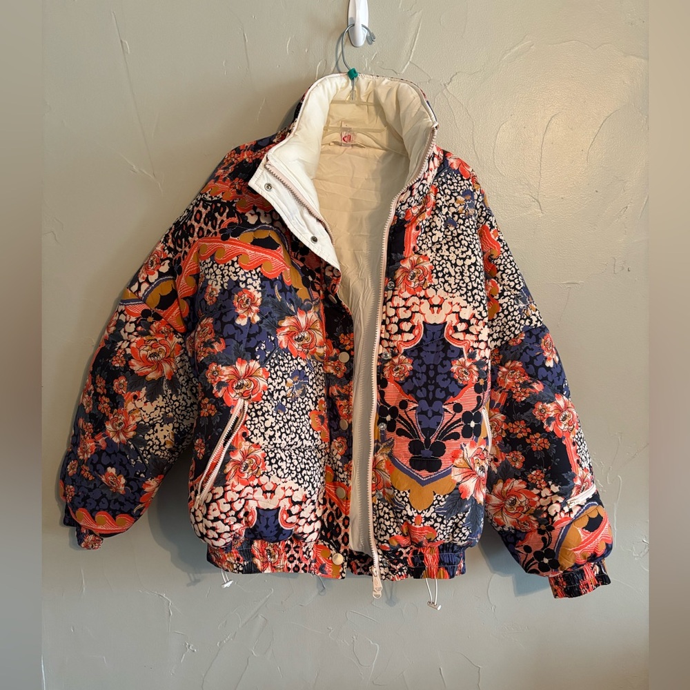 Free People Movement Power House Puffer Jacket Midnight Combo Size S